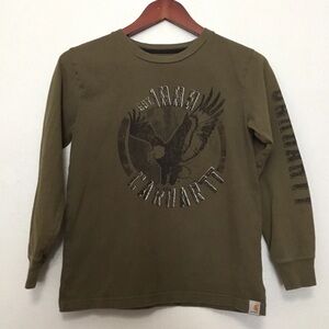Carhartt Youth Long Sleeve Graphic Crew neck T-Shirt Eagle